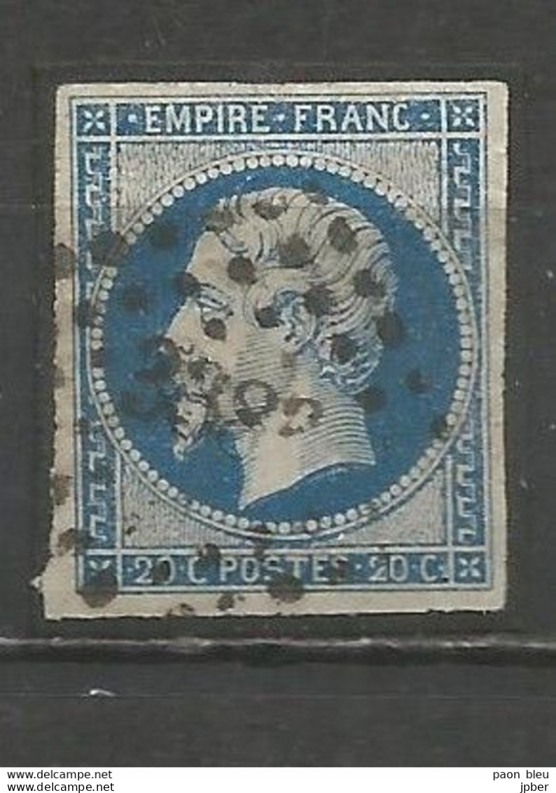 France - Hte.Garonne - Obl.PC - TOULOUSE - 1853-1860 Napoleon III