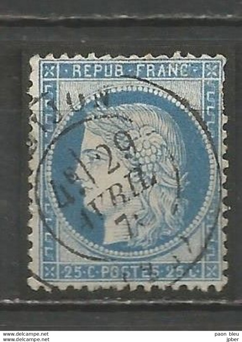 France - Côte D'Or - Obl. Type 17 - DIJON - 1871-1875 Ceres