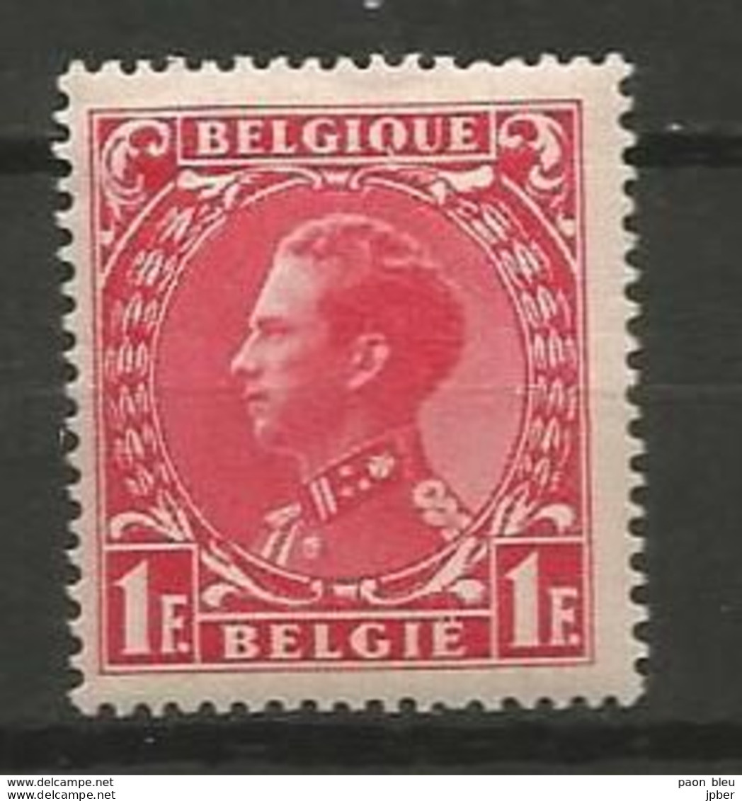 Belgique - N°403* - Léopold III - - 1934-1935 Léopold III