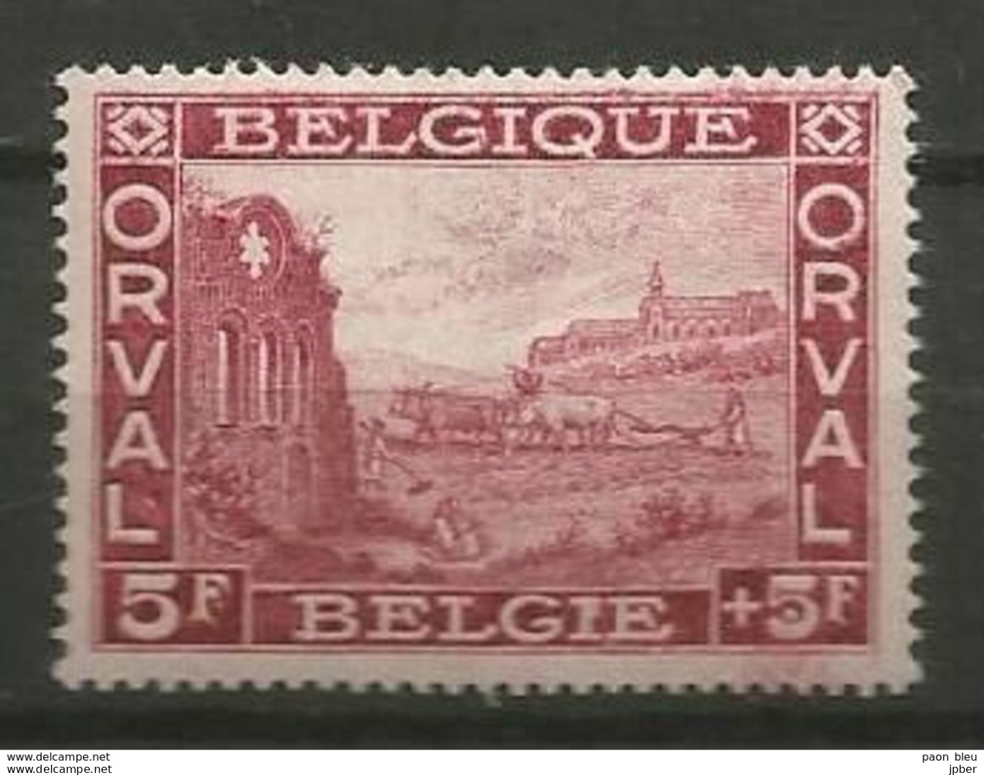 Belgique - N°265 * -  Première Orval - Curiosité  Point Blanc Dans La Boucle Du 5 - Andere & Zonder Classificatie