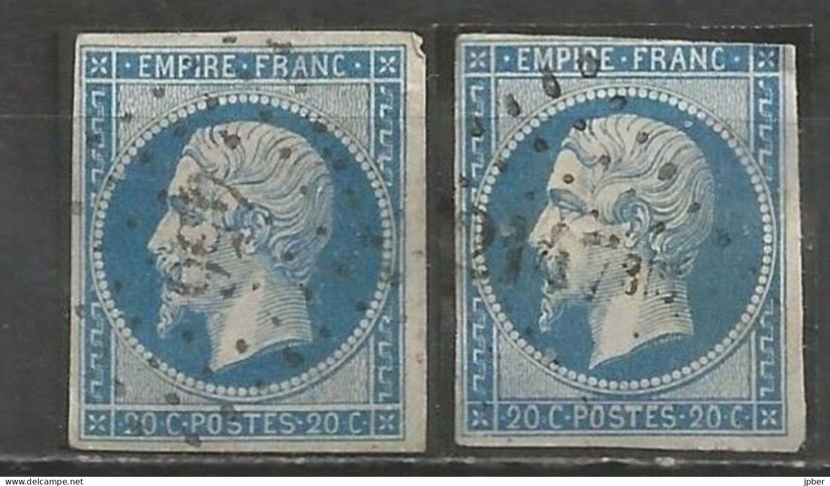 France - Hauts De Seine - Obl.PC - MONTROUGE-PARIS, BOULOGNE-SUR-SEINE - 1853-1860 Napoléon III