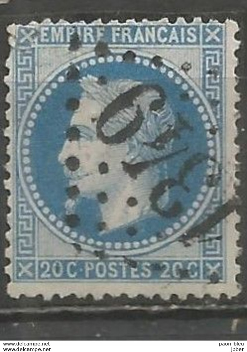 France - Var - Obl.GC - DRAGUIGNAN - 1863-1870 Napoléon III Lauré