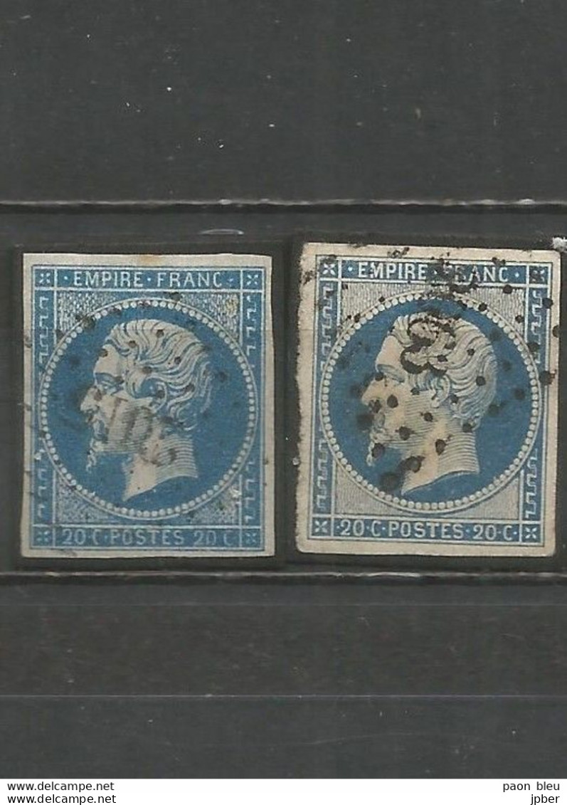 France - Tarn & Garonne - Obl.PC - MOISSAC, MONTAUBAN - 1853-1860 Napoléon III