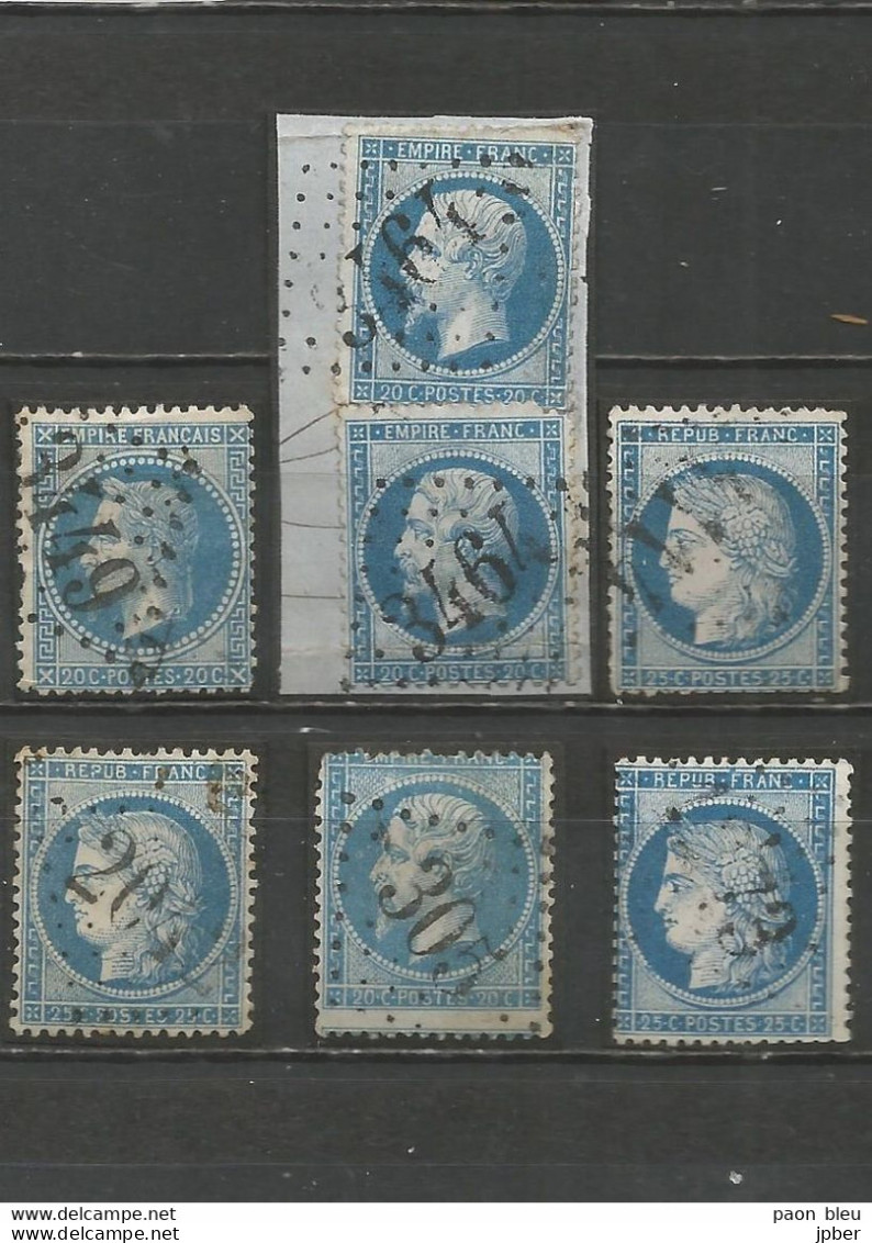 France - Meuse - Obl.GC - STENAY, SOUILLY, DAMVILLERS, VAUCOULEURS, BAR-LE-DUC - 1871-1875 Ceres