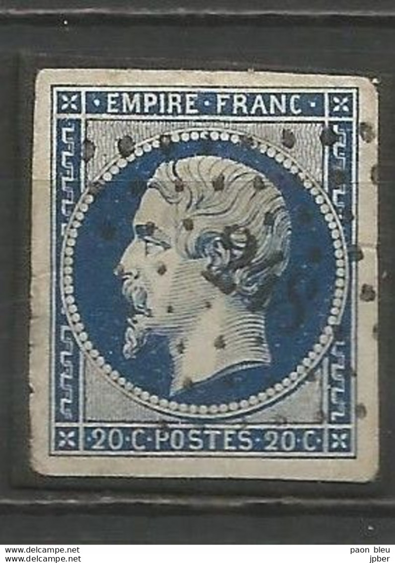 France - Meuse - Obl.PC - BAR-LE-DUC - 1853-1860 Napoleon III