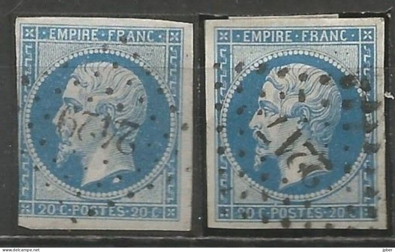 France - Meurthe & Moselle - Obl.PC - PHALSBOURG, NANCY - 1853-1860 Napoléon III