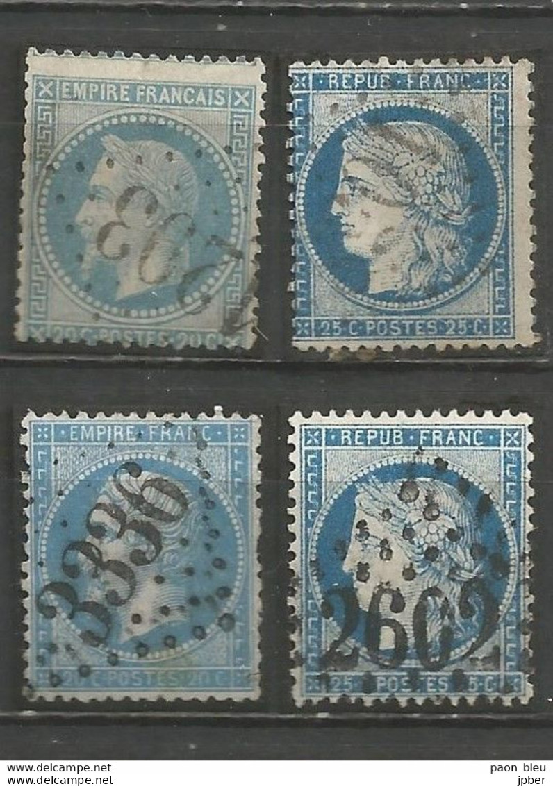 France - Loire-Atlantique - Obl.GC - DERVAL, CLISSON, SAVENAY, NANTES - 1871-1875 Ceres