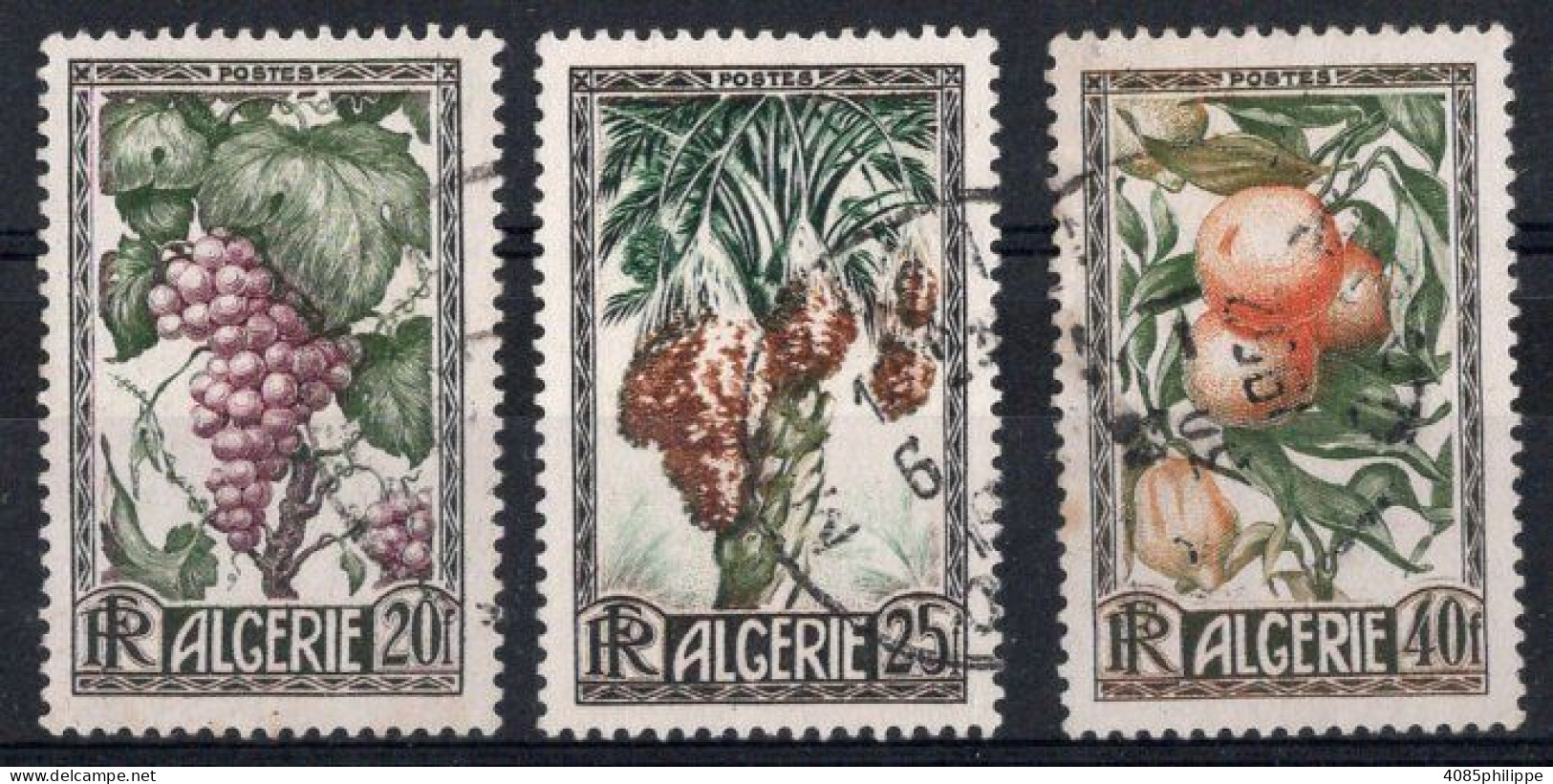 ALGERIE Timbres-poste N°279 à 281 Oblitérés TB Cote 4.50€ - Oblitérés