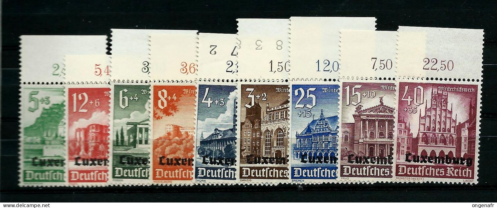 OC: N° 33/41 ( Prifix 2009)   Neufs  **  Avec Bords De Feuille Supérieur - 1940-1944 Deutsche Besatzung