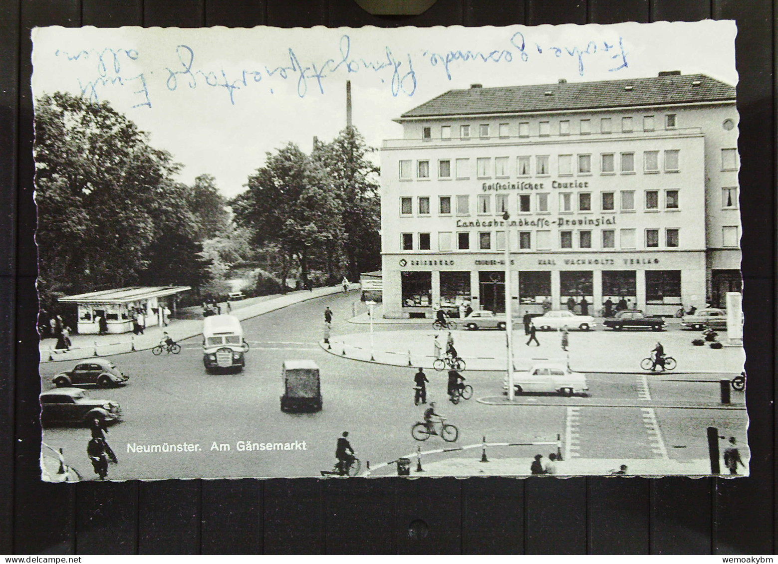 BRD:  AK Von Neumünster, Am Gänsemarkt Vom 07.06.1962 Mit 10 Pf. Albrecht Dürer Knr.: 350 - Neumuenster