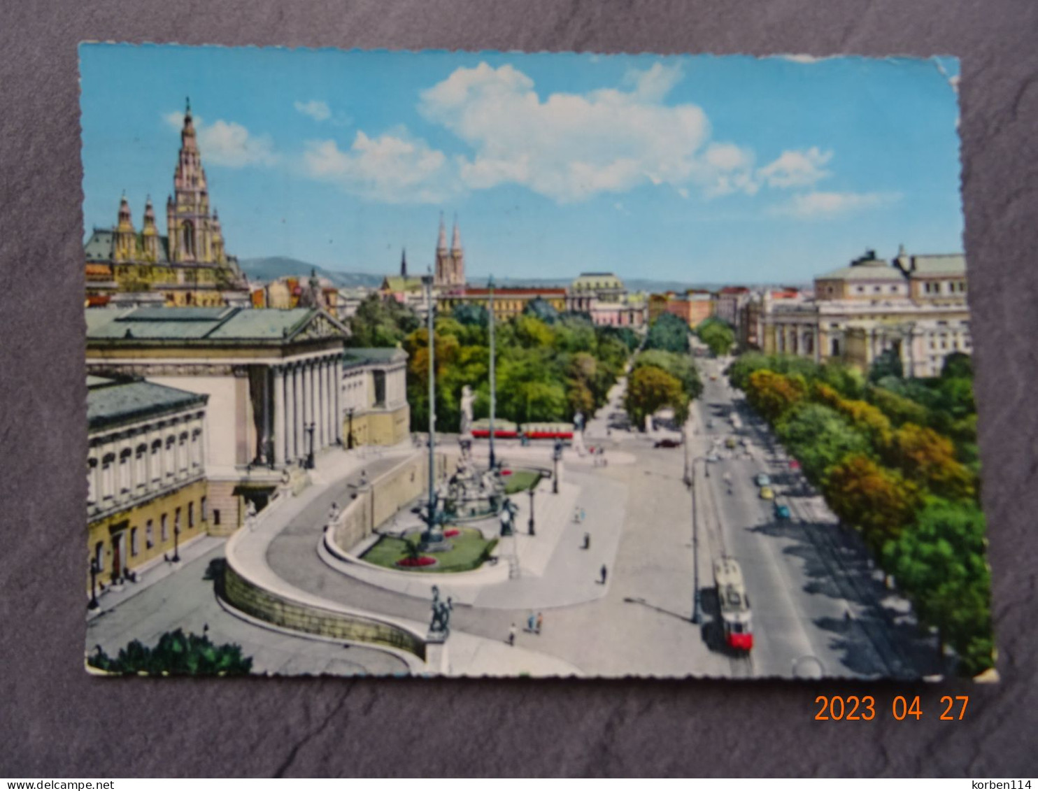 RINGSTRASSE   PARLAMENT RATHAUS  UND BURGTHEATER - Ringstrasse