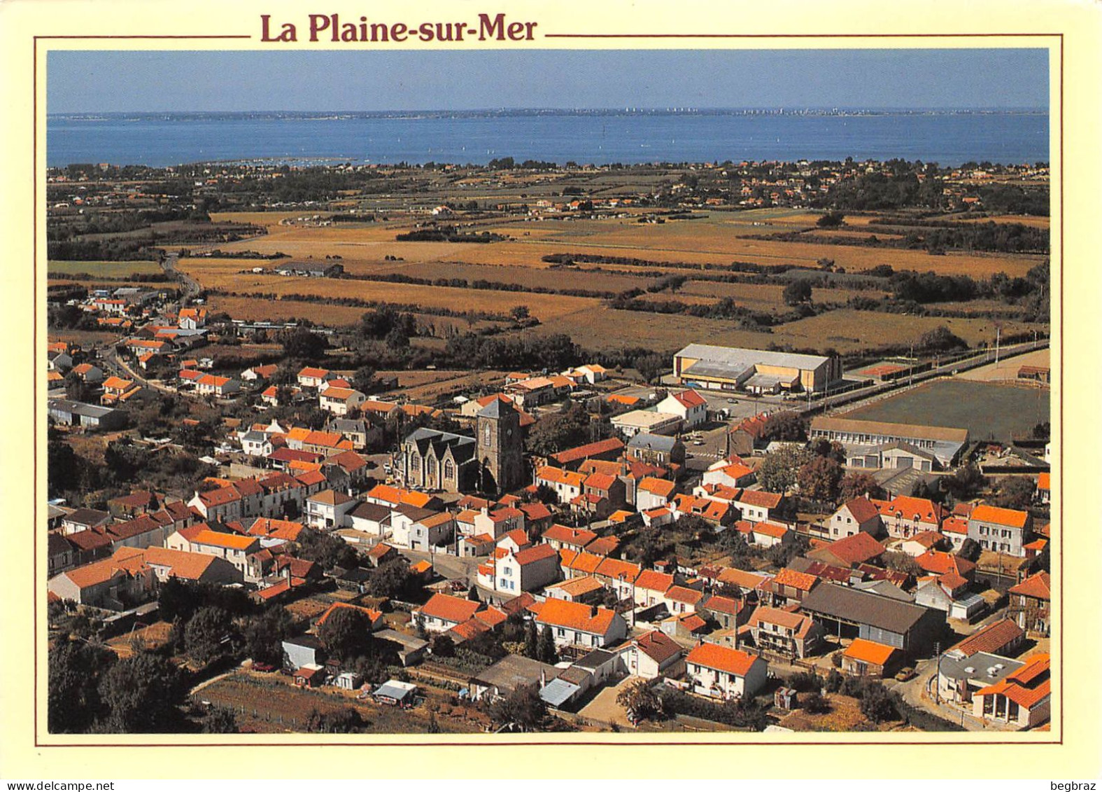 LA PLAINE SUR MER     VUE AERIENNE - La-Plaine-sur-Mer