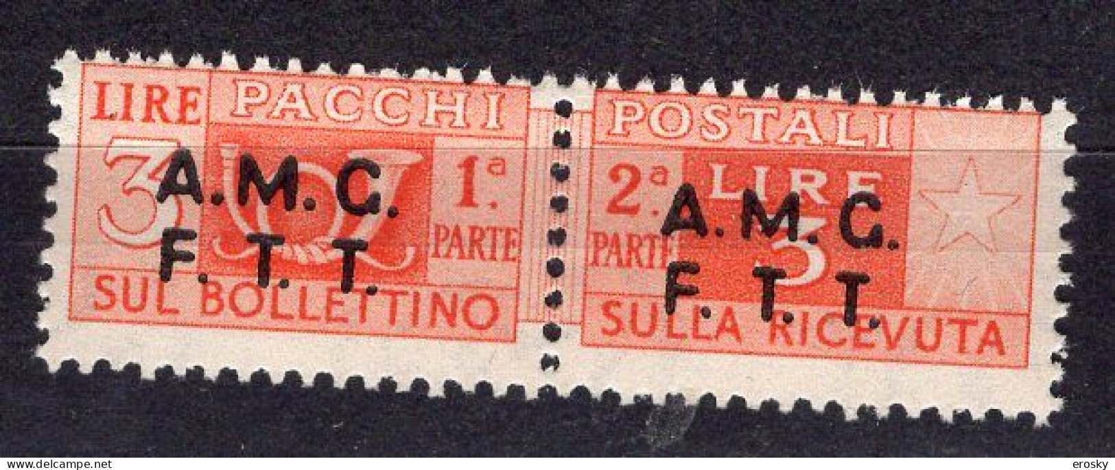 Z6893 - TRIESTE AMG-FTT PACCHI SASSONE N°3 ** - Postpaketen/concessie