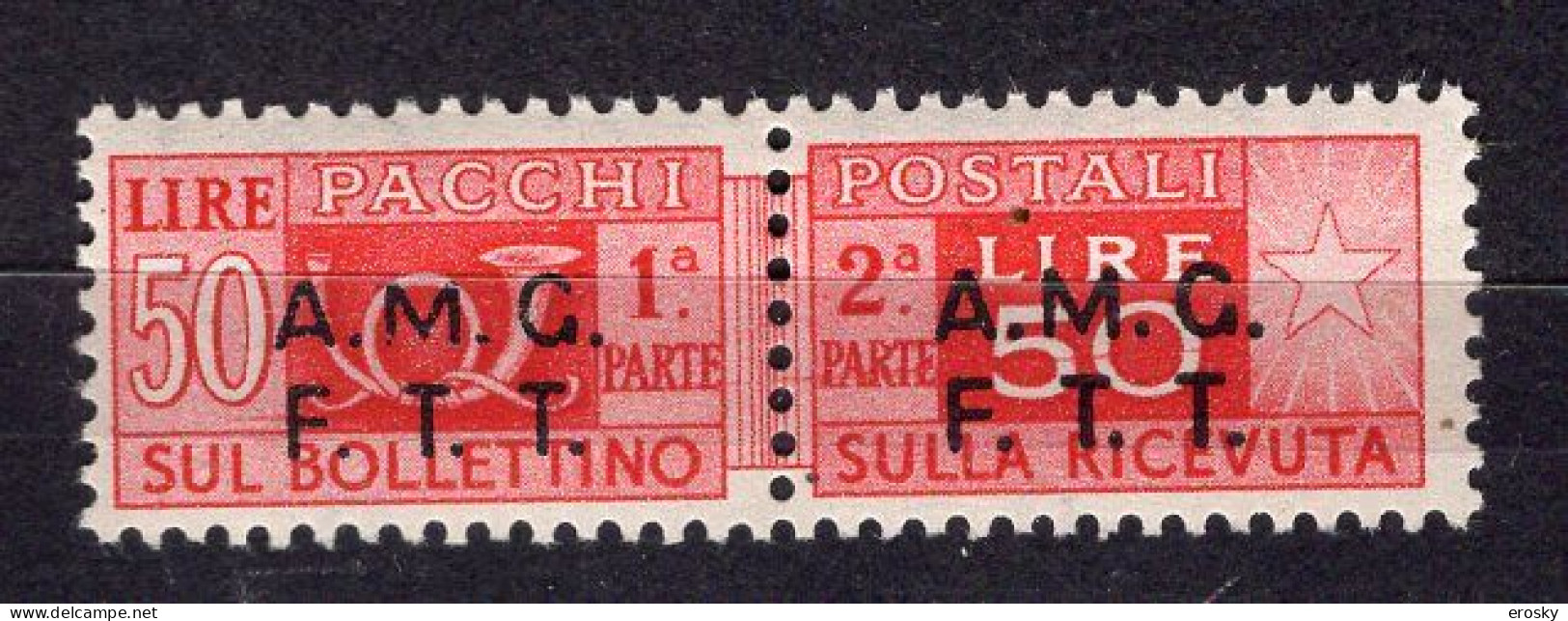 Z6897 - TRIESTE AMG-FTT PACCHI SASSONE N°8 ** - Postal And Consigned Parcels