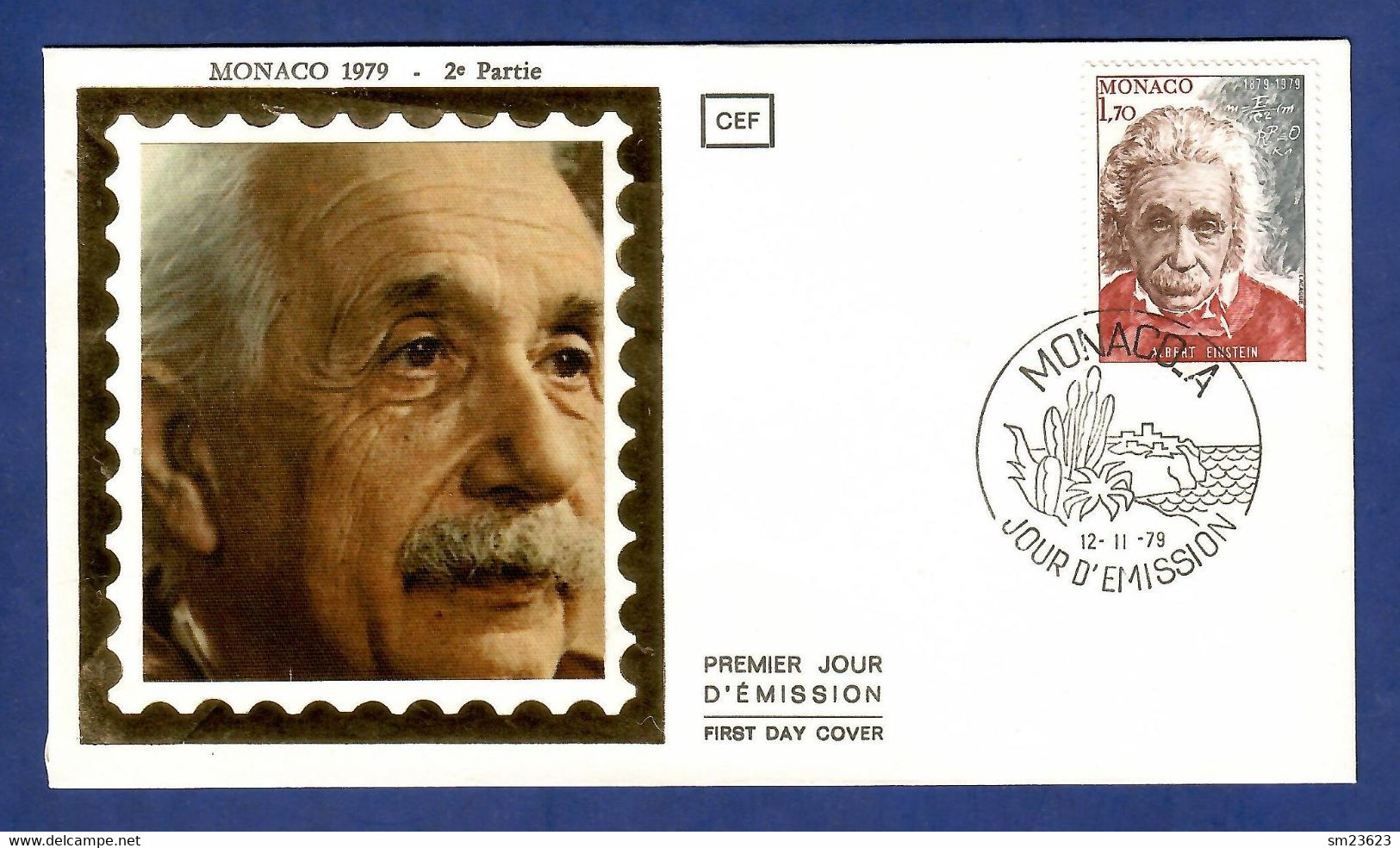 Monaco 1979   Mi.Nr. 1397 , Albert Einstein - FDC Monaco 12.11.1979 - Albert Schweitzer