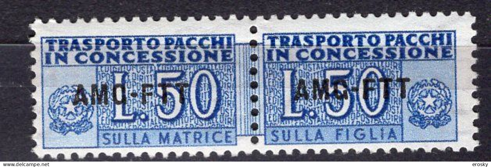 Z6905 - TRIESTE AMG-FTT PACCHI IN CONCESSIONE SASSONE N°2 ** - Pacchi Postali/in Concessione