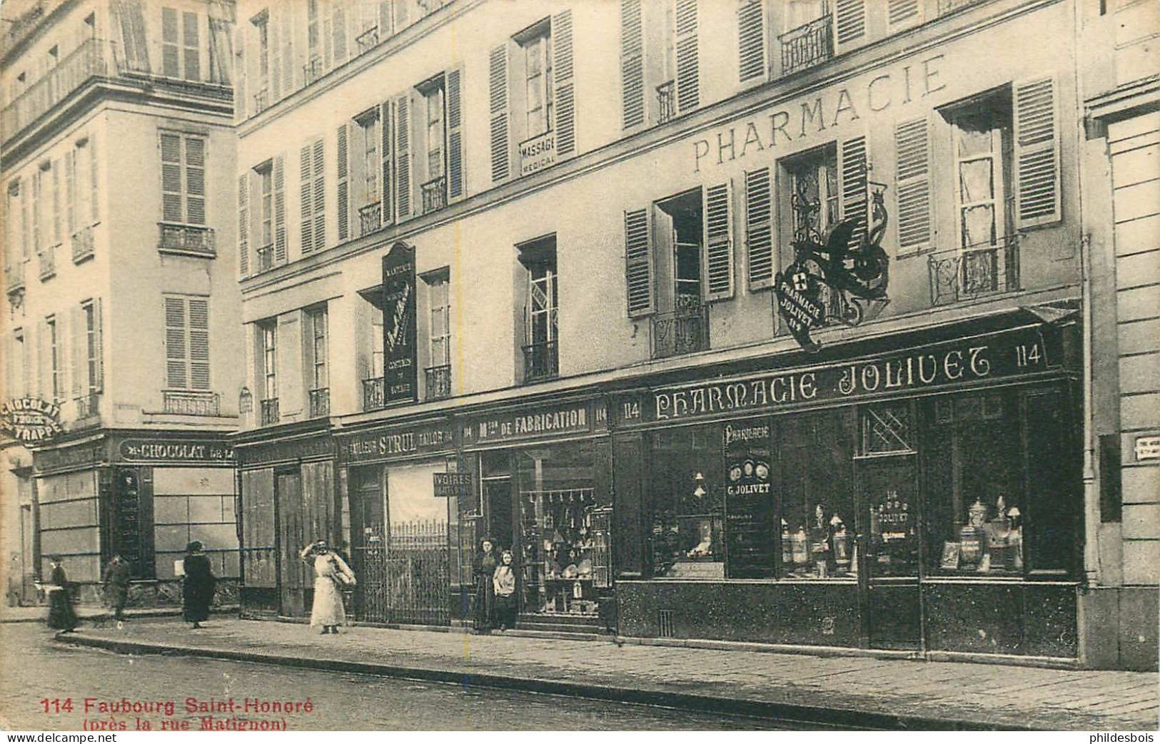 PARIS 8eme Arrondissement  Faubourg Saint Honoré  Pharmacie - Arrondissement: 08