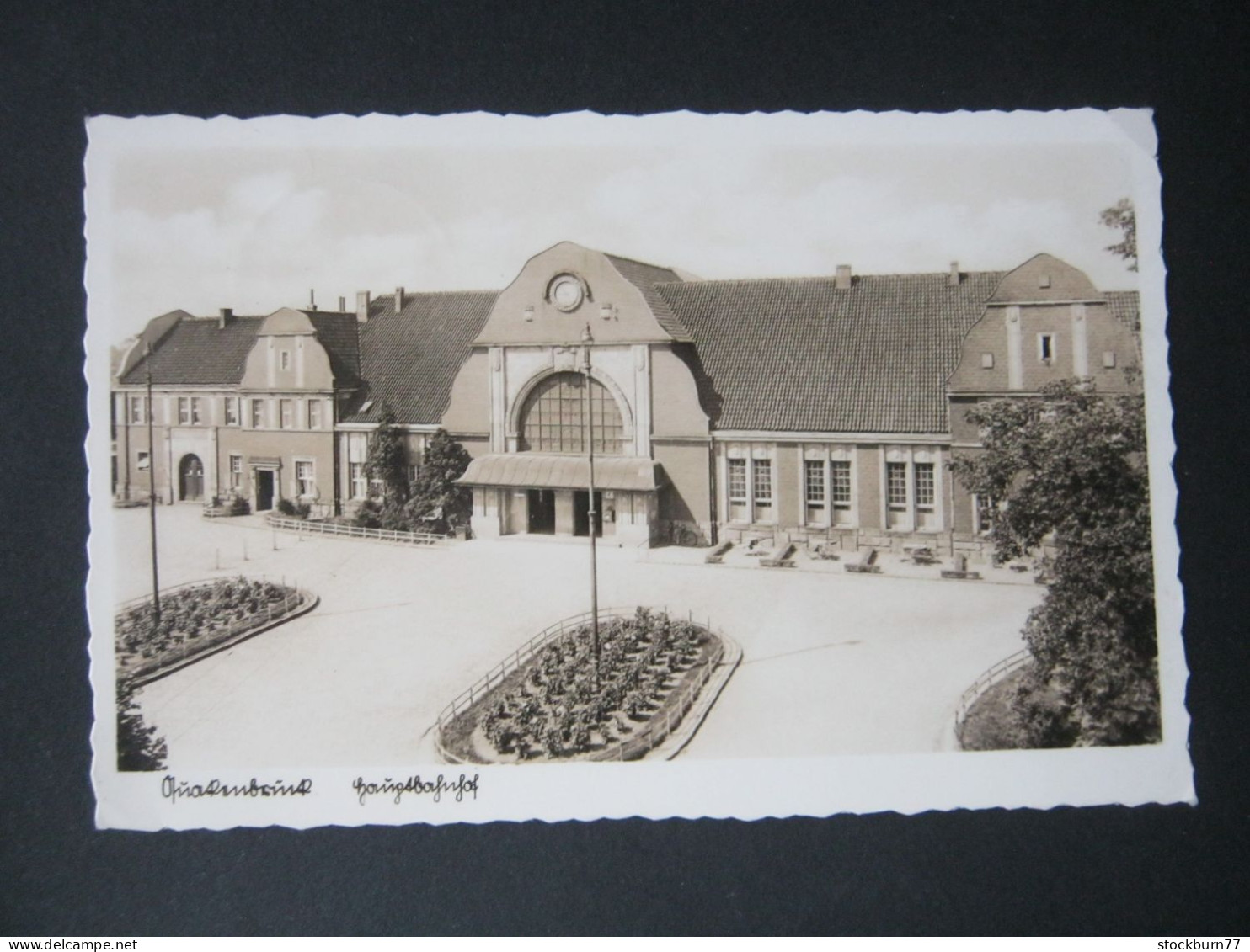 Quakenbrück , Bahnhof   , Seltene   Ansichtskarte Um 1940 - Quakenbrueck