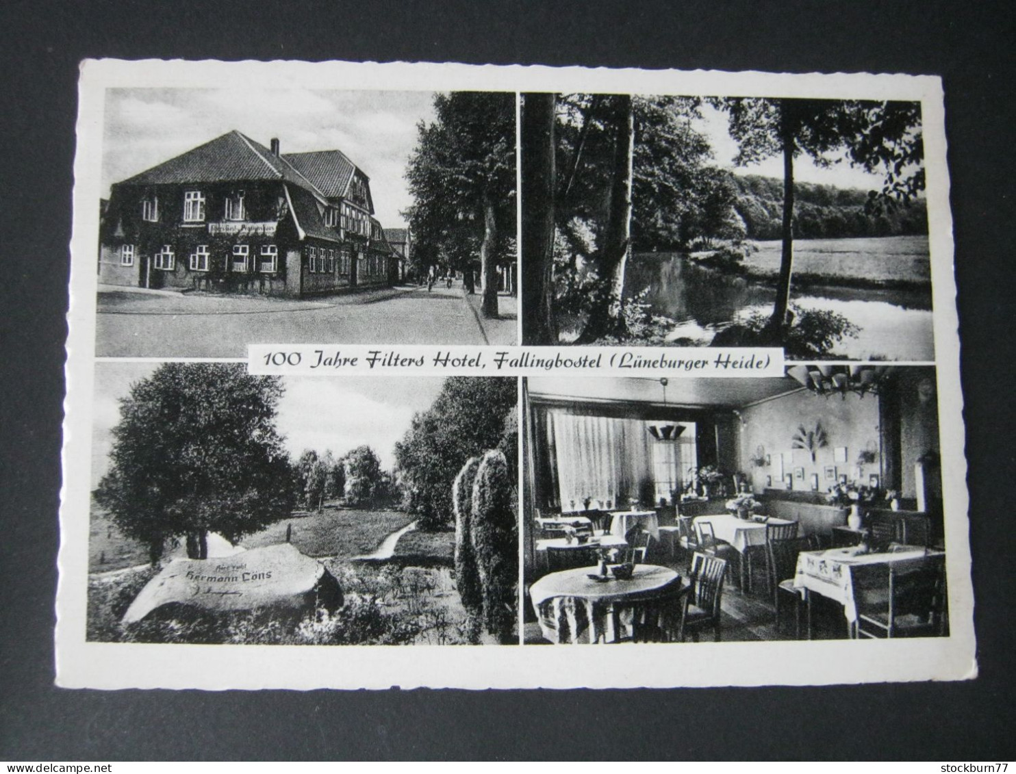 Fallingbostel , 100 Jahre Filters Hotel , Seltene   Ansichtskarte Um 1965 - Fallingbostel