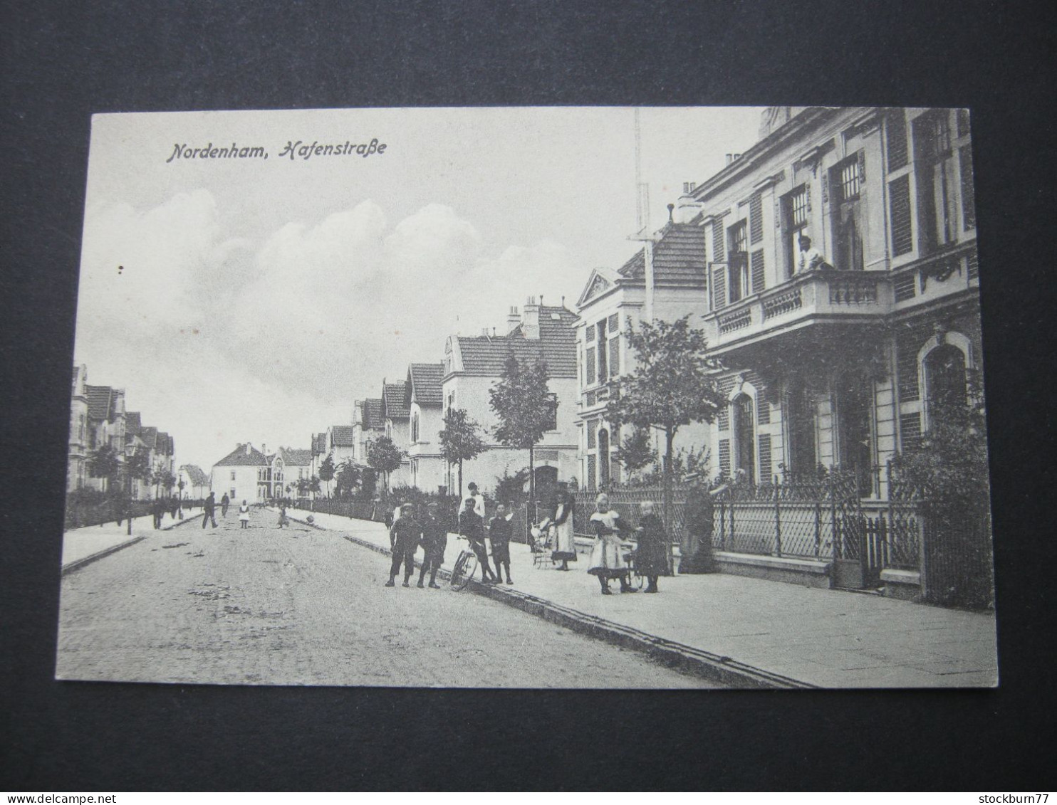 Nordenham , Strasse  ,  Seltene   Ansichtskarte Um 1910 - Nordenham