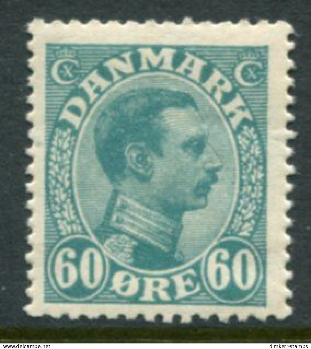 DENMARK 1921 King Christian X Definitive 60 Øre MNH / **.  Michel 127 - Ongebruikt