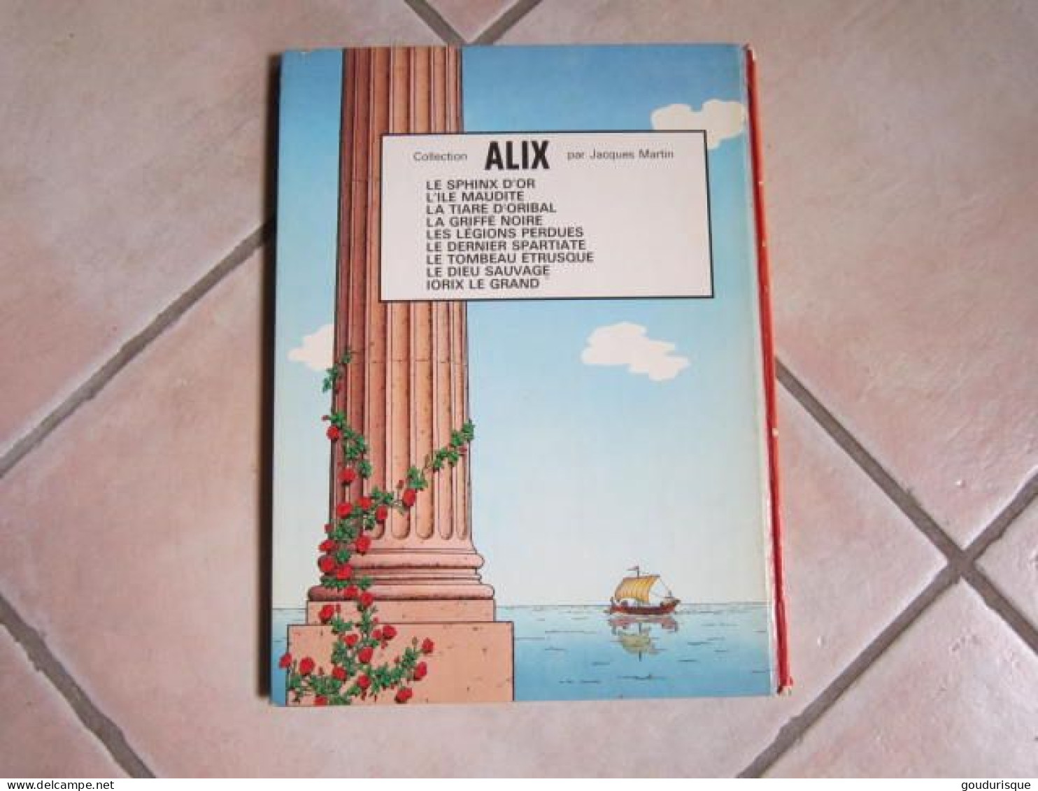 ALIX T3 L'ILE MAUDITE    JACQUES MARTIN ANCIENNE EDITION - Alix