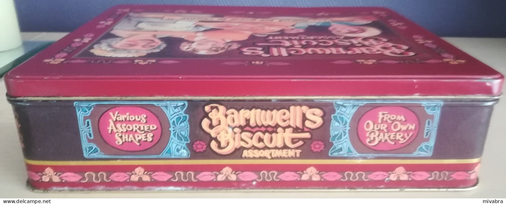 BARNWELL'S BISCUIT ASSORTIMENT MUTCH TOO GOOD TO RESIST  - MADE AT THE GRANARY BAKEHOUSE YORK - VINTAGE OUD BLIK - Dosen