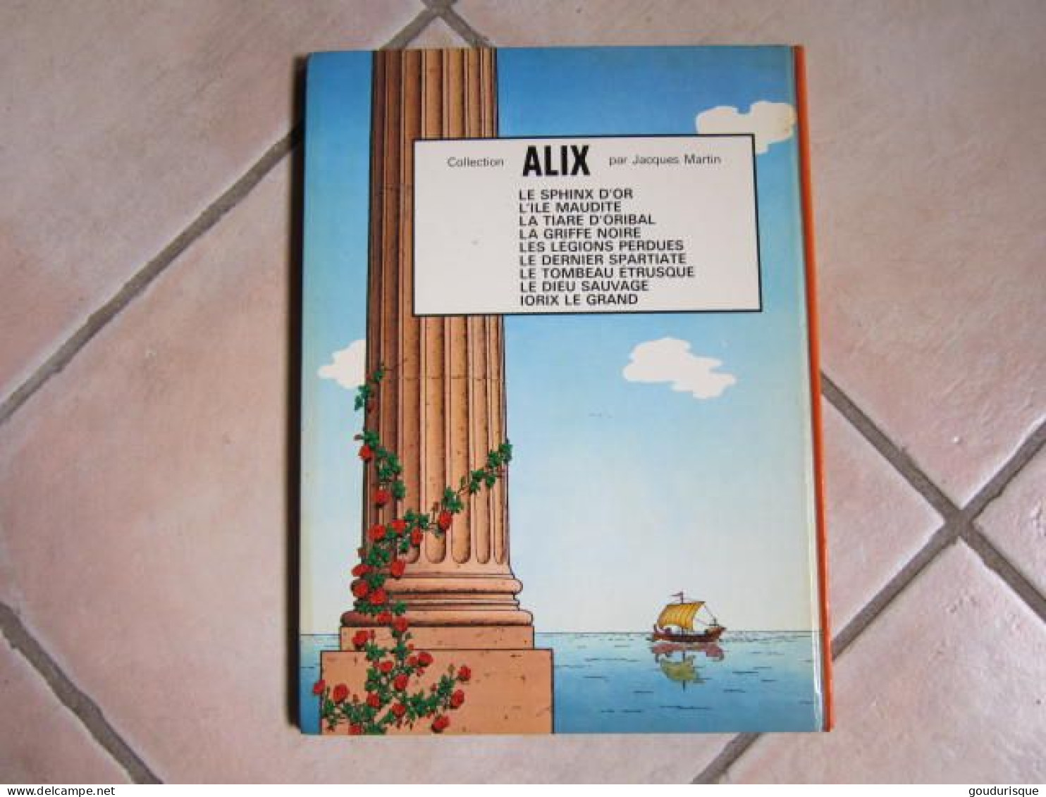 EO ALIX T8 LE TOMBEAU ETRUSQUE  JACQUES MARTIN ANCIENNE EDITION - Alix