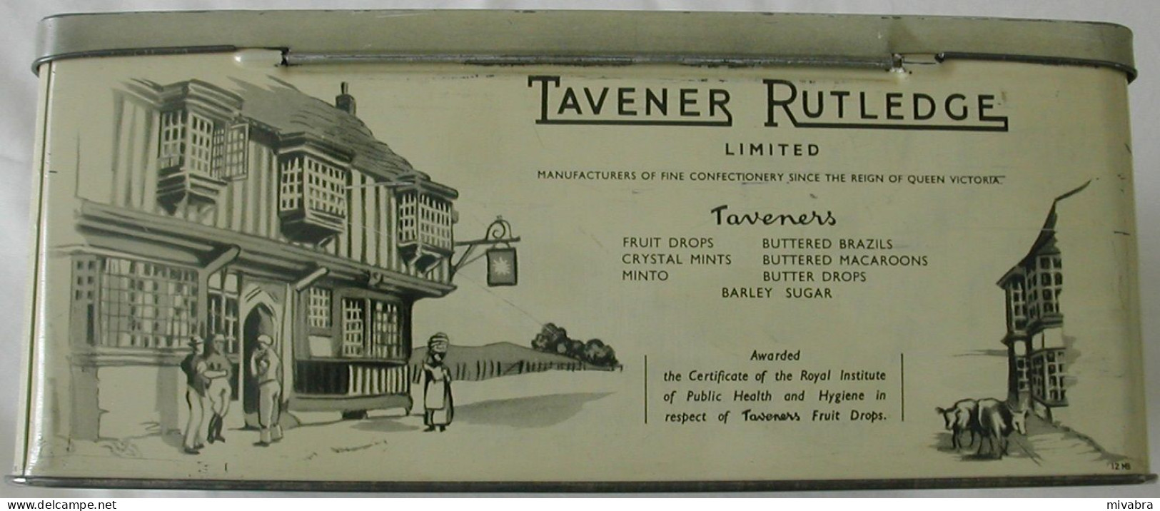 TAVENER RUTLEDGE CONFECTIONERY - LIVERPOOL - VINTAGE OUD BLIK - Blikken