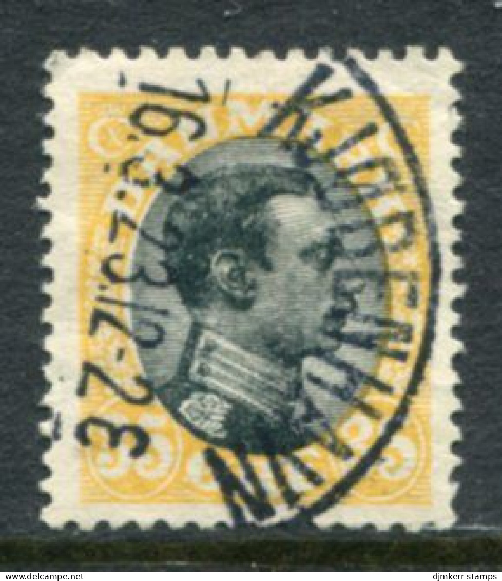 DENMARK 1919 King Christian X Definitive 35 Øre  Used.  Michel 103 - Gebraucht