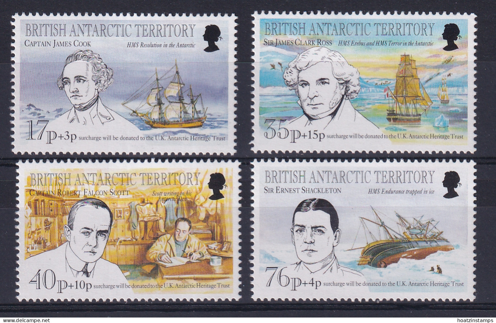 British Antarctic Territory: 1994   Antarctic Heritage Fund   MH  - Ongebruikt