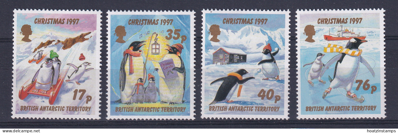 British Antarctic Territory: 1997   Christmas   MH  - Ongebruikt