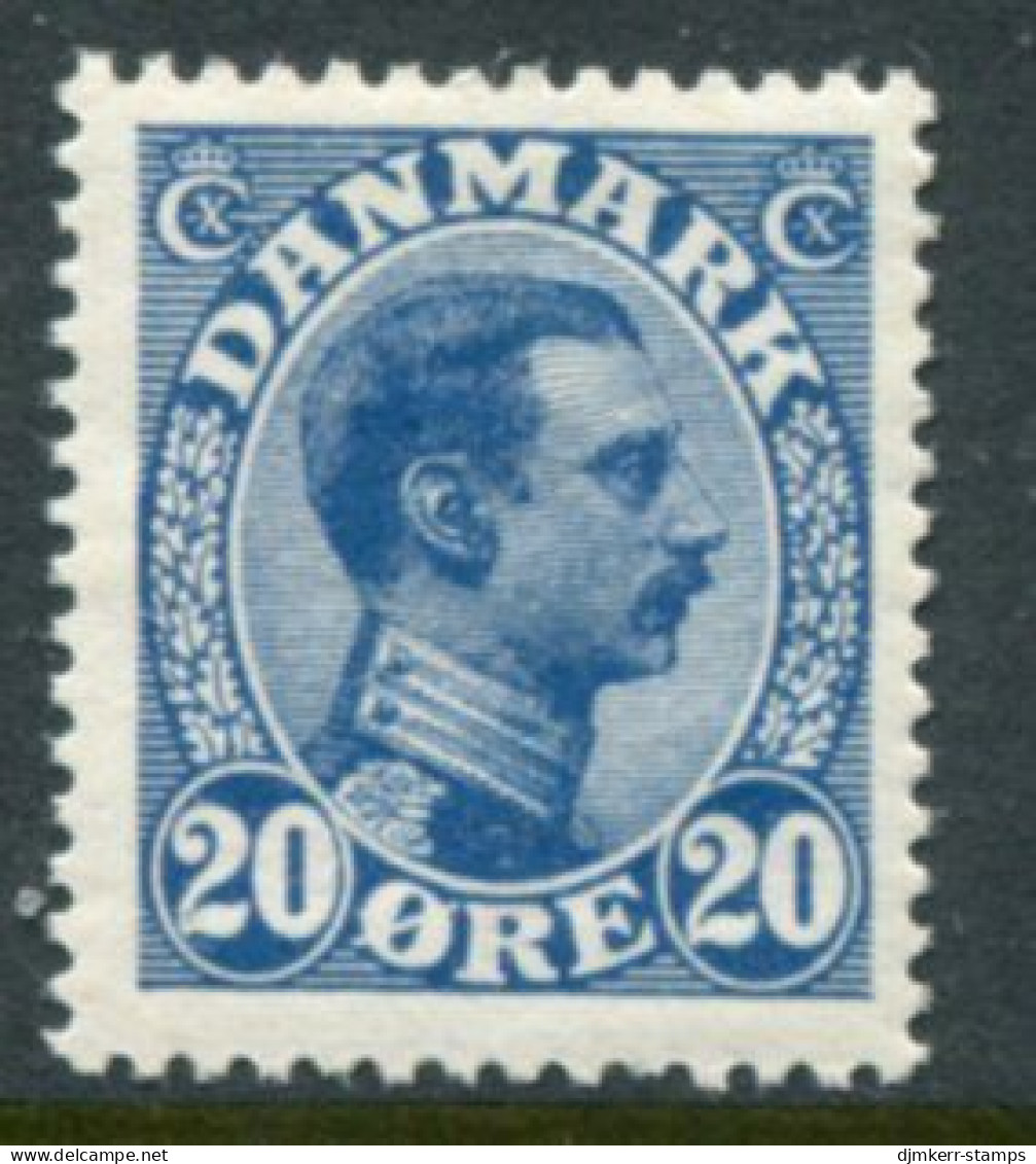 DENMARK 1913 King Christian X Definitive 20 Øre MNH / **..  Michel 70 - Neufs