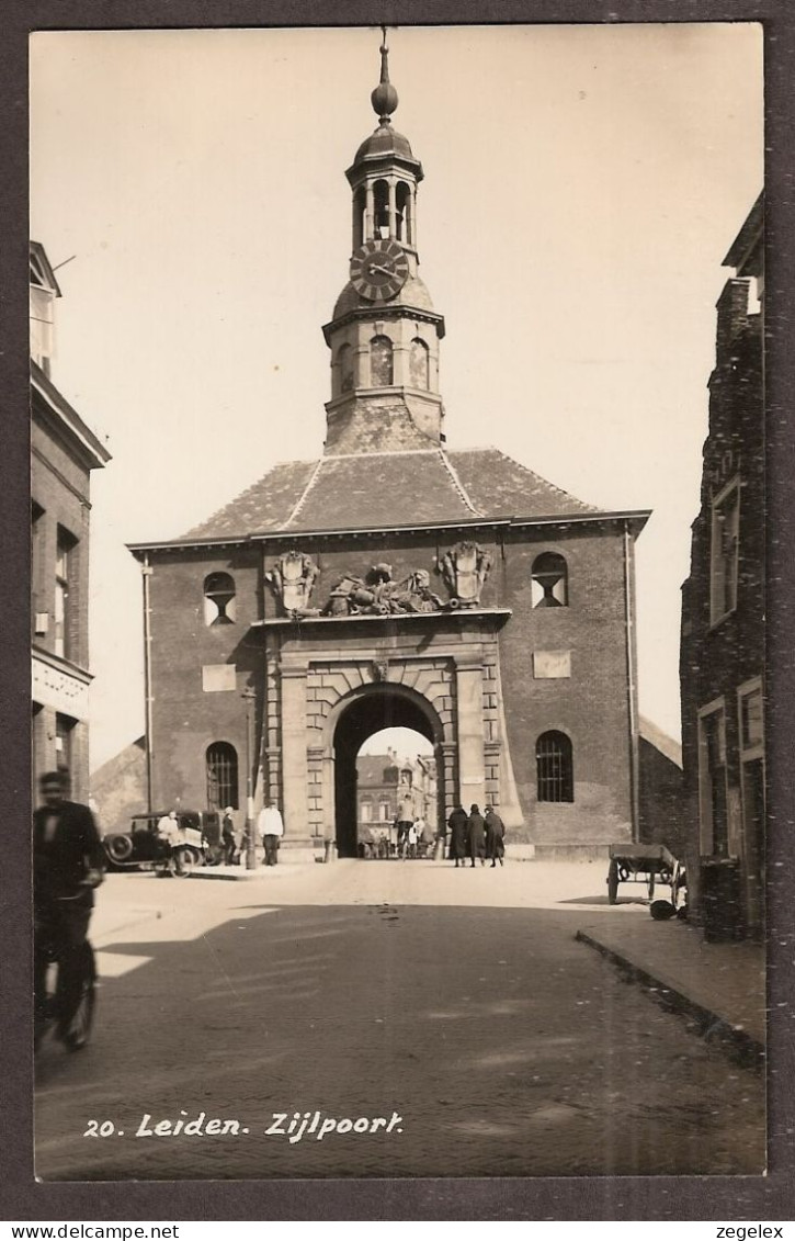 Leiden - Zijlpoort - Levendig 1936 - Leiden