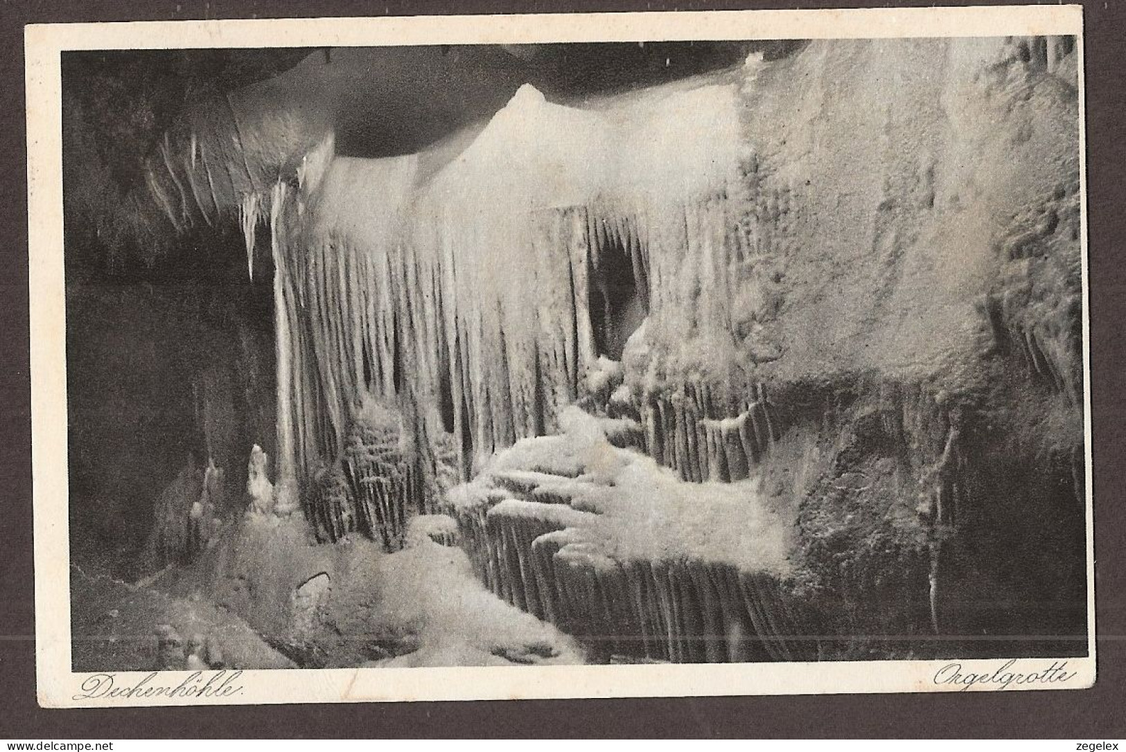 Dechenhöhle Orgelgrotte 1936 - Postadministraties