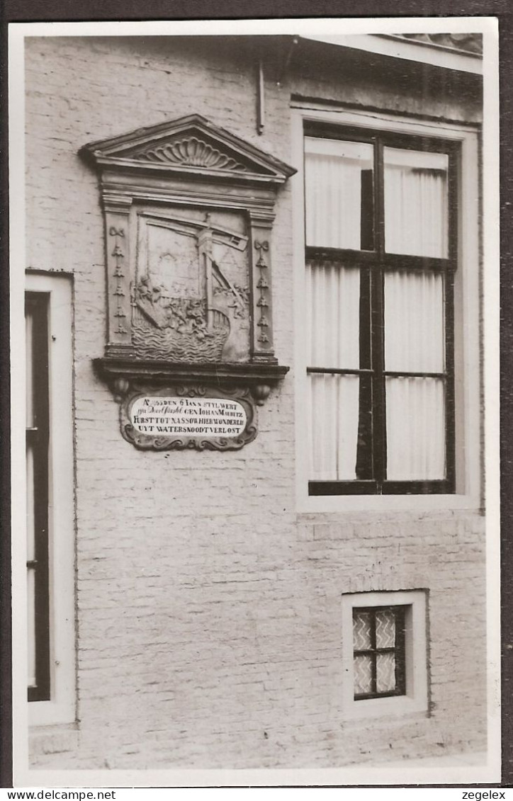 Franeker - Gedenksteen Ongeval Prins Johan Maurits 6 Jan 1665 - Franeker