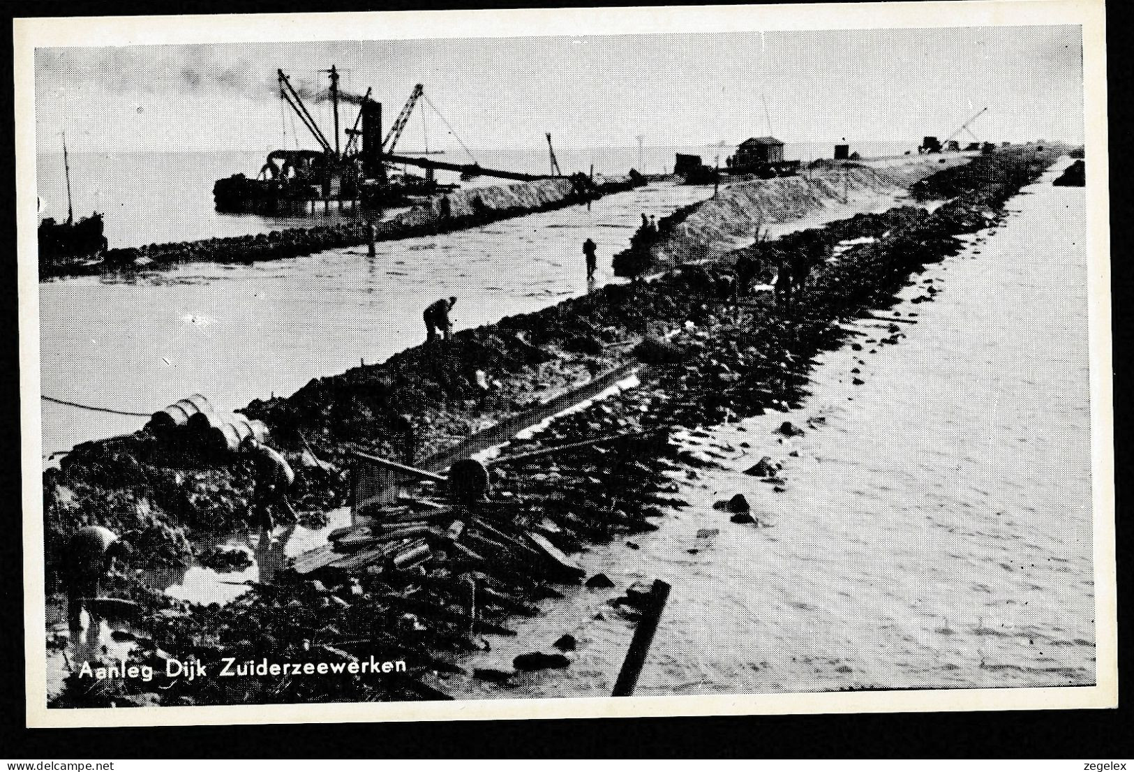 Harderwijk - Aanleg Zuiderzeewerken - Aanleg Dijk - Other & Unclassified