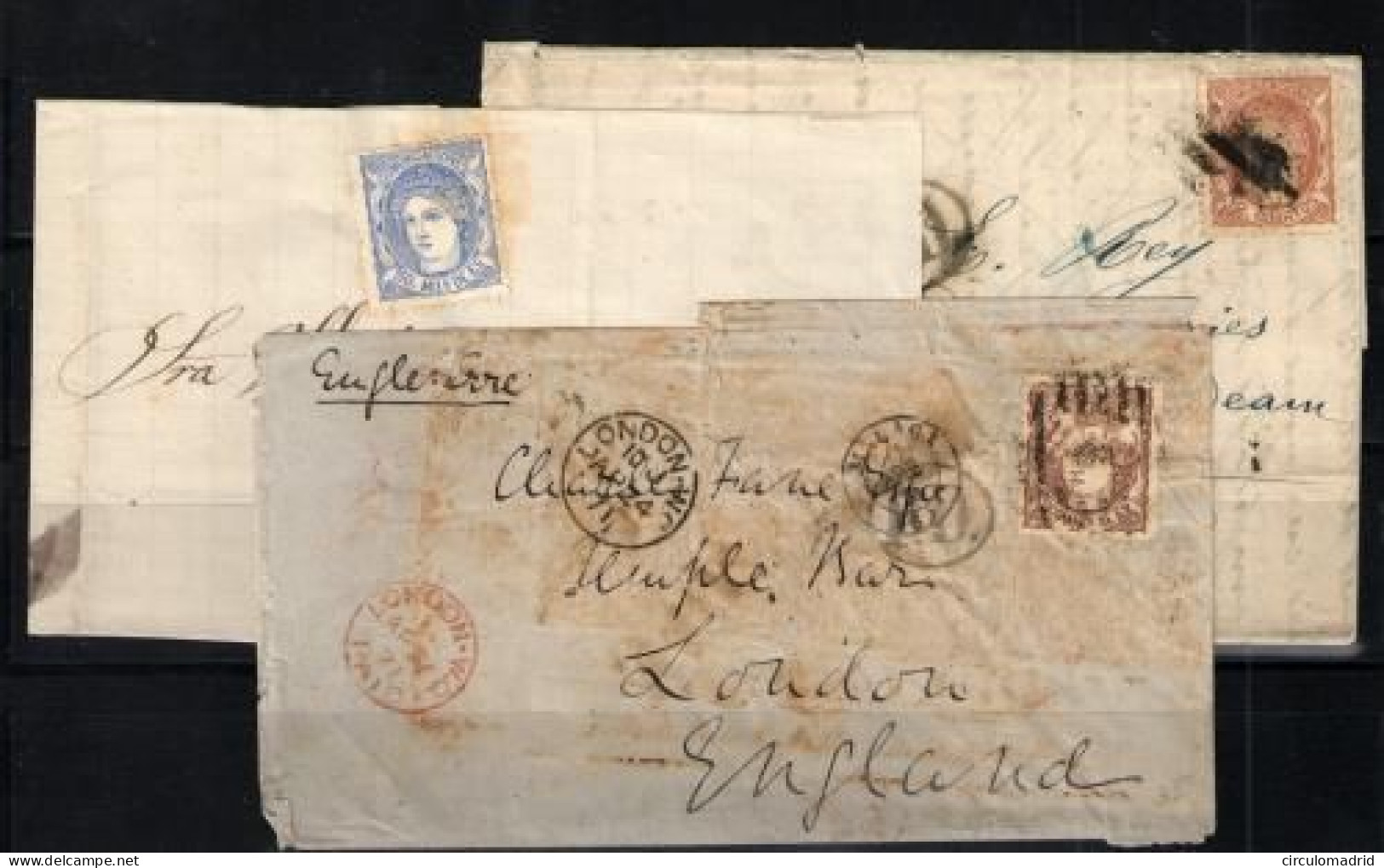 España Nº 107, 109 Y 113. Año 1870 - Used Stamps