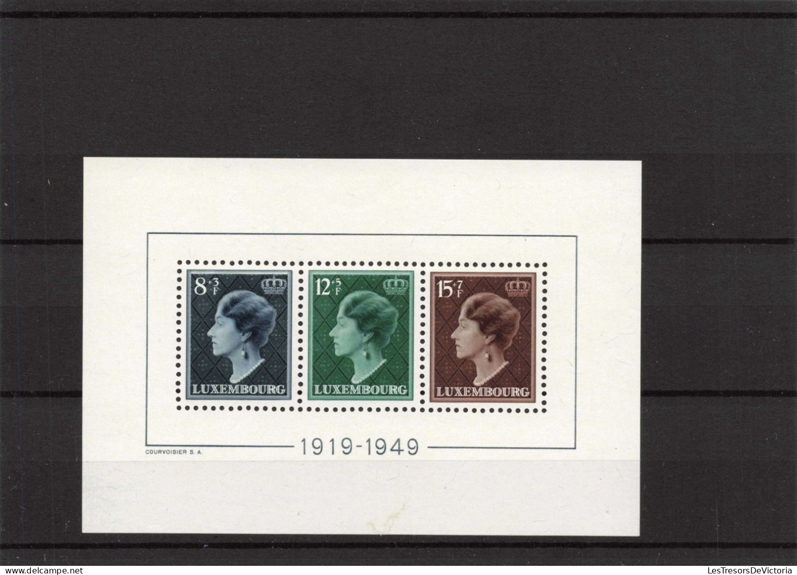 Luxembourg - Bloc MNH** N° 7 - 1949 - Avènement De La Grande Duchesse - Blocks & Kleinbögen