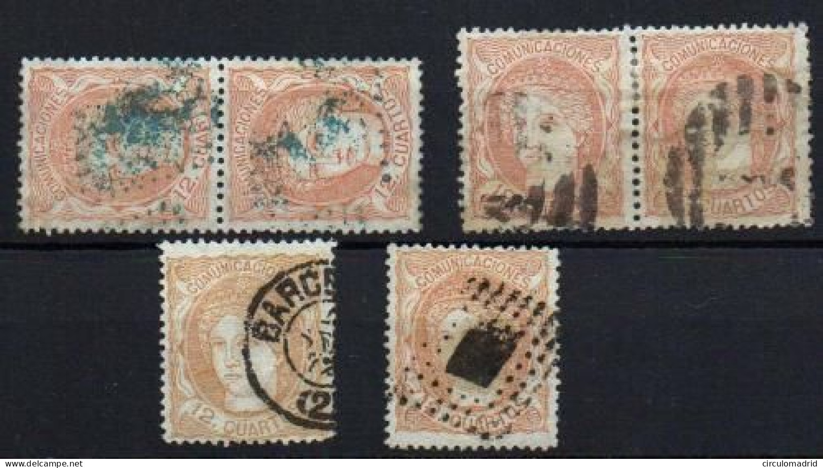 España Nº 113. Año 1870 - Used Stamps