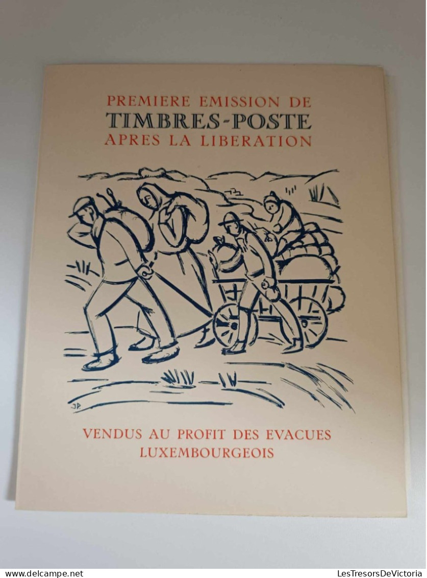 Luxembourg - Première émission De Timbres Poste Après La Libération Vendu Au Profit Des évacues Luxembourgeois - Blocks & Sheetlets & Panes