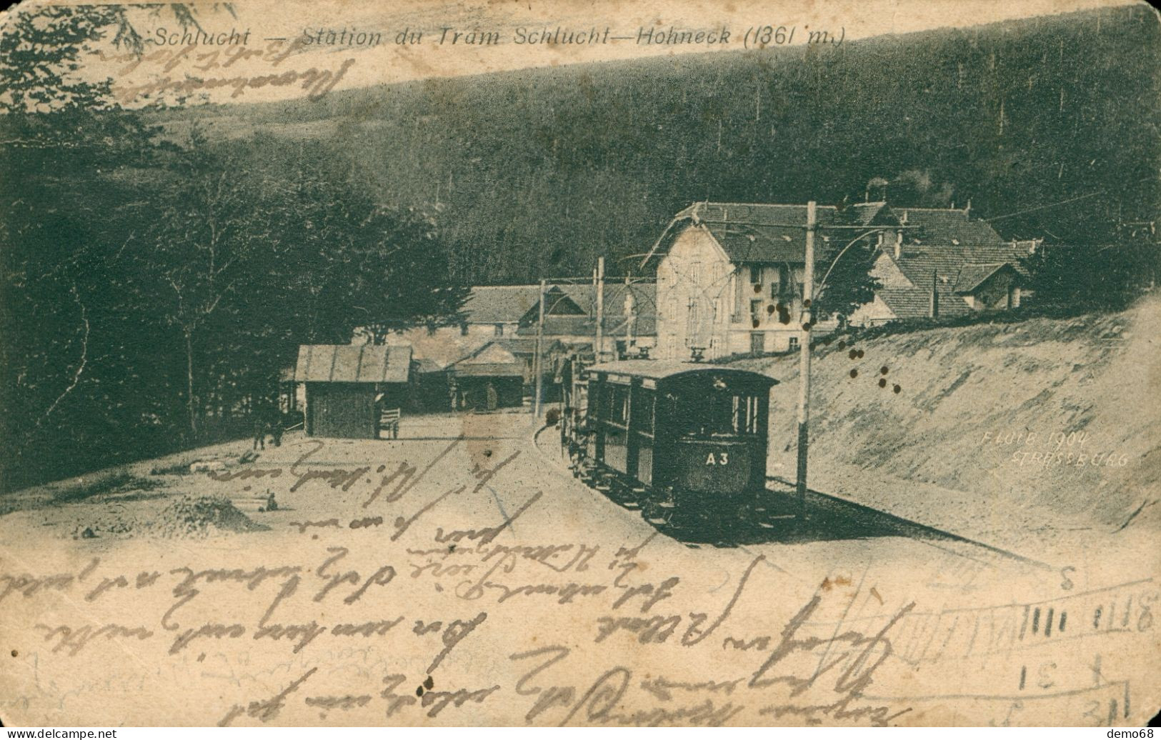 Trois Epis Ammerschwihr Turckheim Niedermorschwihr CPA 68 Haut Rhin Vosges Alsace Superbe Tramway Schlucht Honeck - Trois-Epis