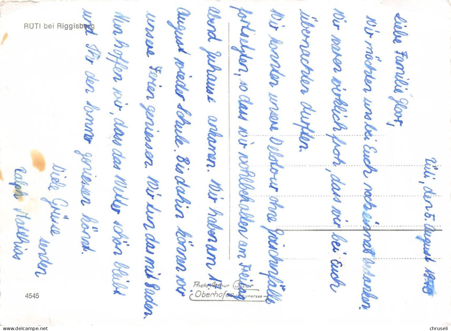 Rüti Bei Riggisberg - Riggisberg 