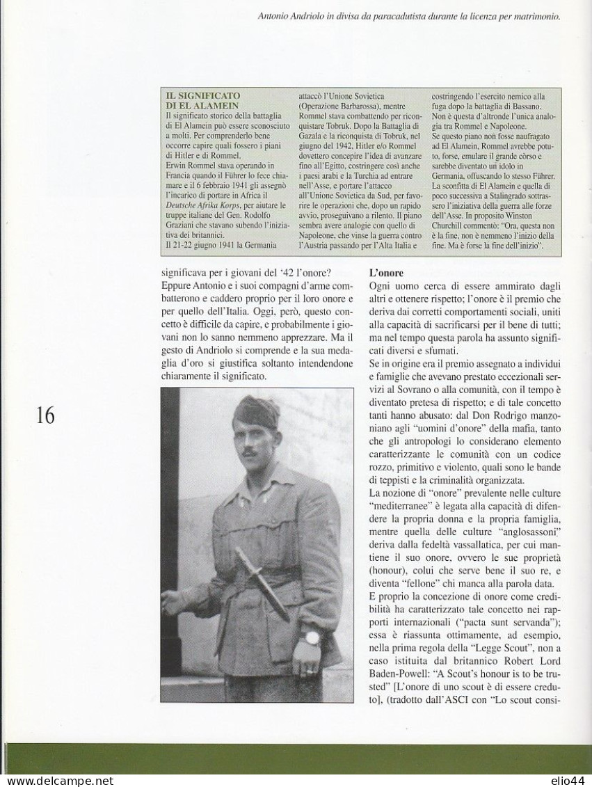 L'Illustre Bassanese - Rivista Bimestrale Gennaio 2009 - Medaglia D'Oro Al Bassanese Antonio Andriolo - - Oorlog 1939-45