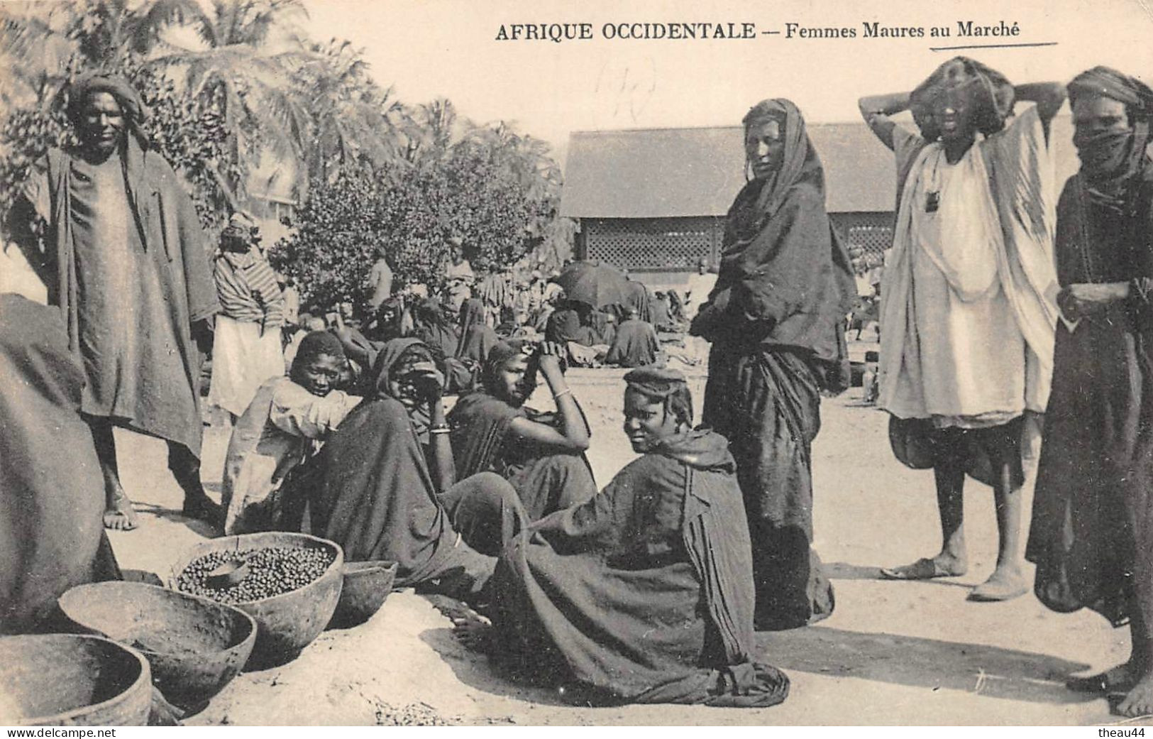 ¤¤    -    AFRIQUE OCCIDENTALE   -  Femmes Maures Au Marché    -   ¤¤ - Non Classés