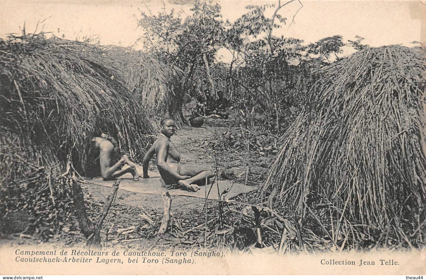 ¤¤    -    AFRIQUE    -   Campement De Récolteurs De Caoutchouc TORO (Sangha)     -   ¤¤ - Non Classés