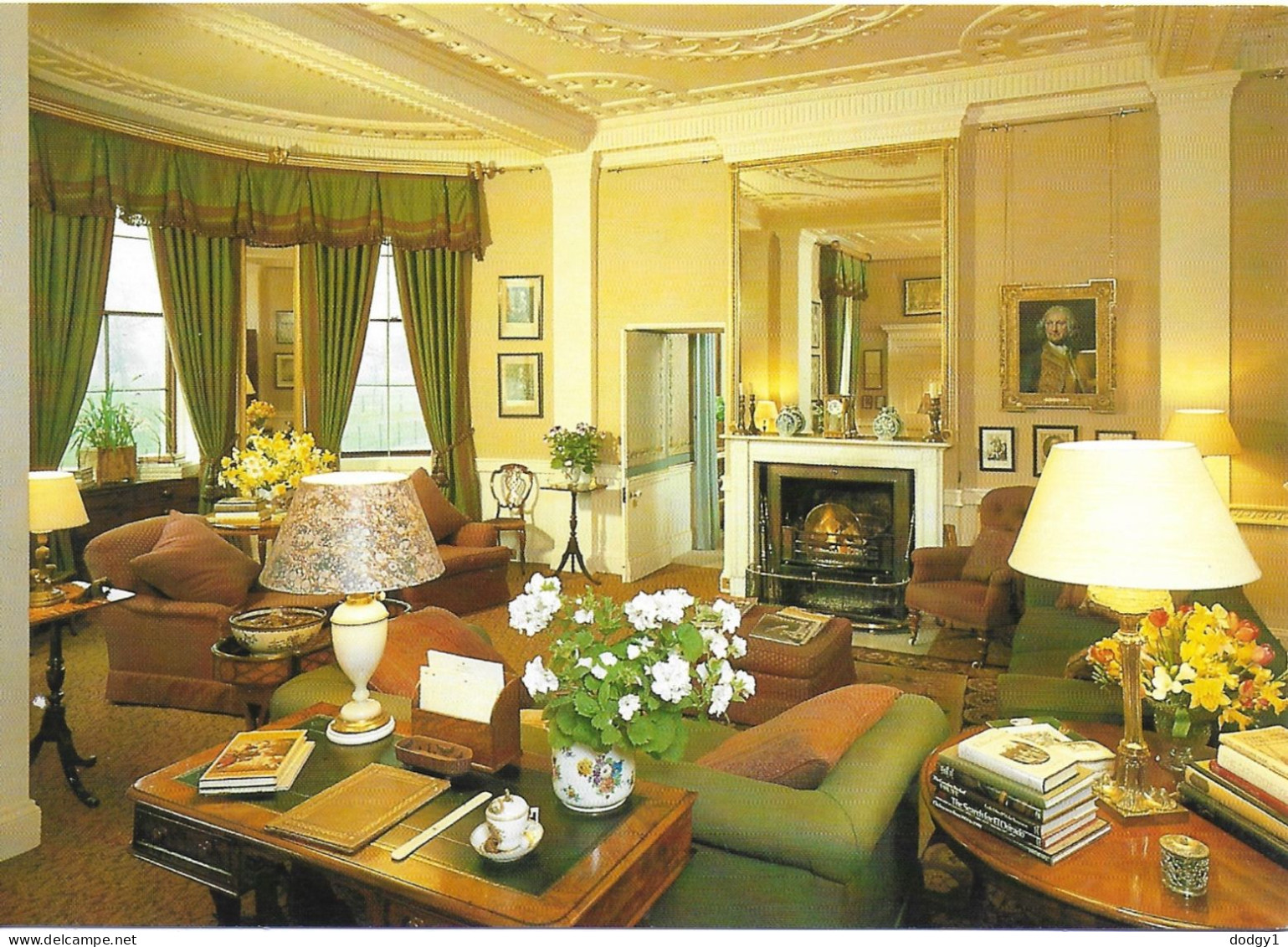 THE ANSON ROOM, SHUGBOROUGH, STAFFORDSHIRE, ENGLAND. UNUSED POSTCARD   Ps6 - Altri & Non Classificati