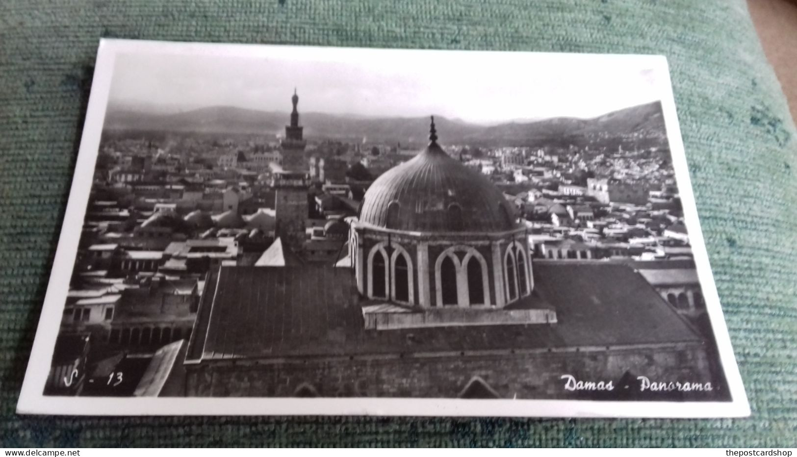 Syrie Syria SIRIA - DAMAS - PANORAMA Used With Stamp - Syrië