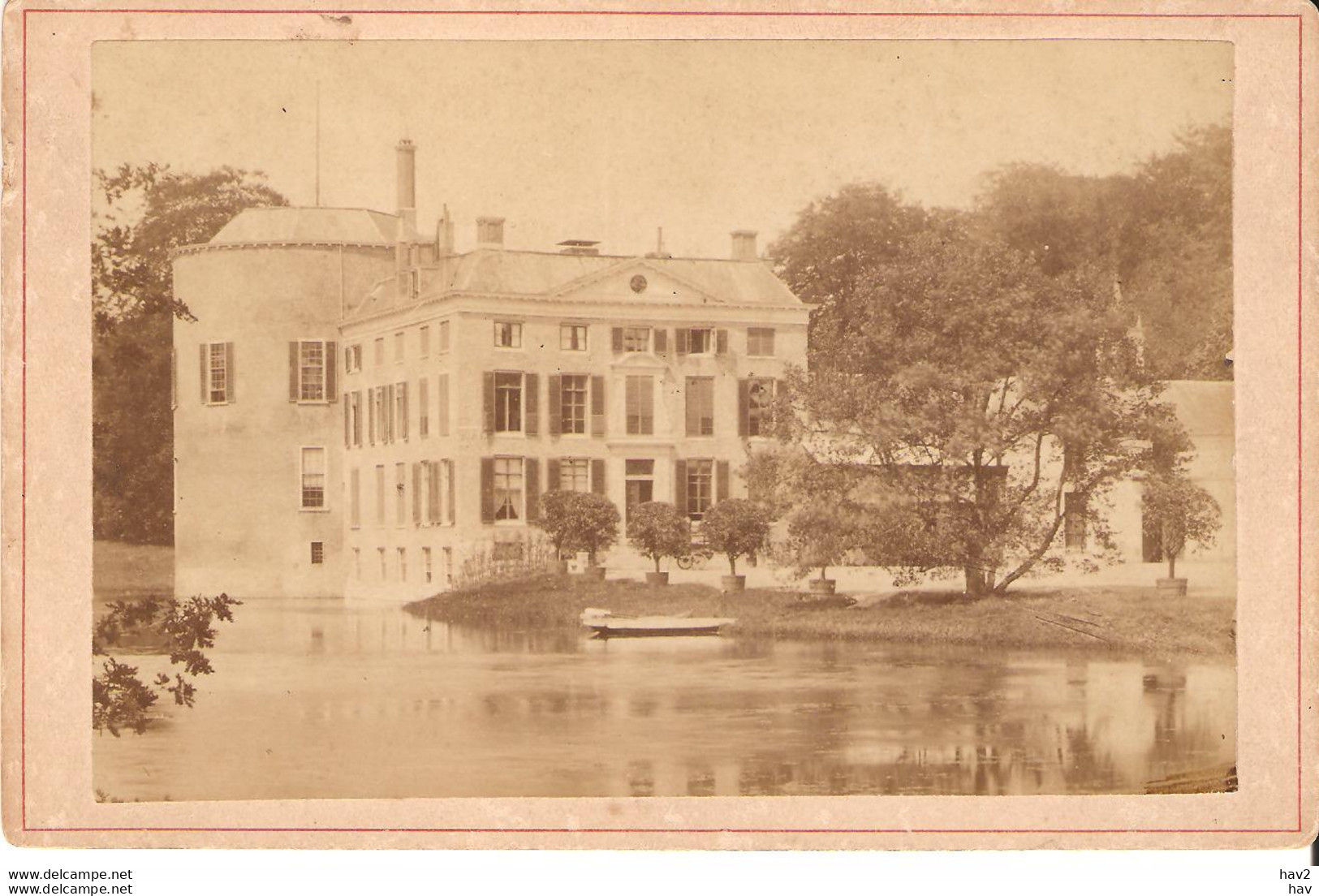 Kasteel Rozendaal Originele Foto V Ca. 1900 KE1168 - Velp / Rozendaal