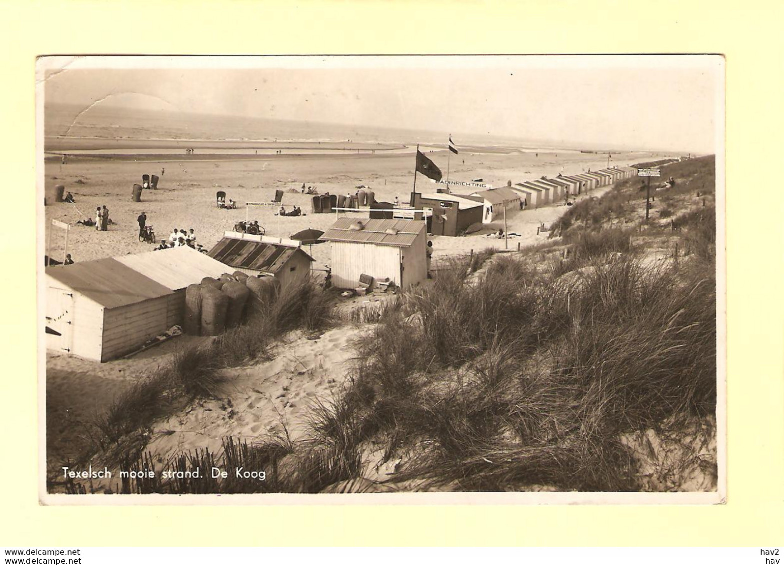 Texel De Koog Strand 1945  RY28226 - Texel